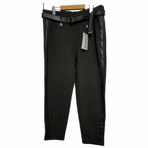 Zanessi Checkerboard Skinny Pants Size 18(Turkish 48) NWT - Picture 9 of 10